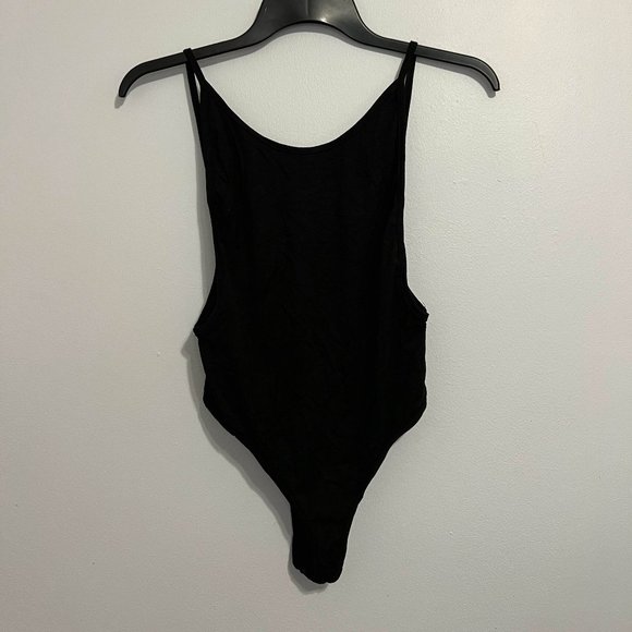 Low-cut Bodysuit with Open Back - Picture 1 of 2